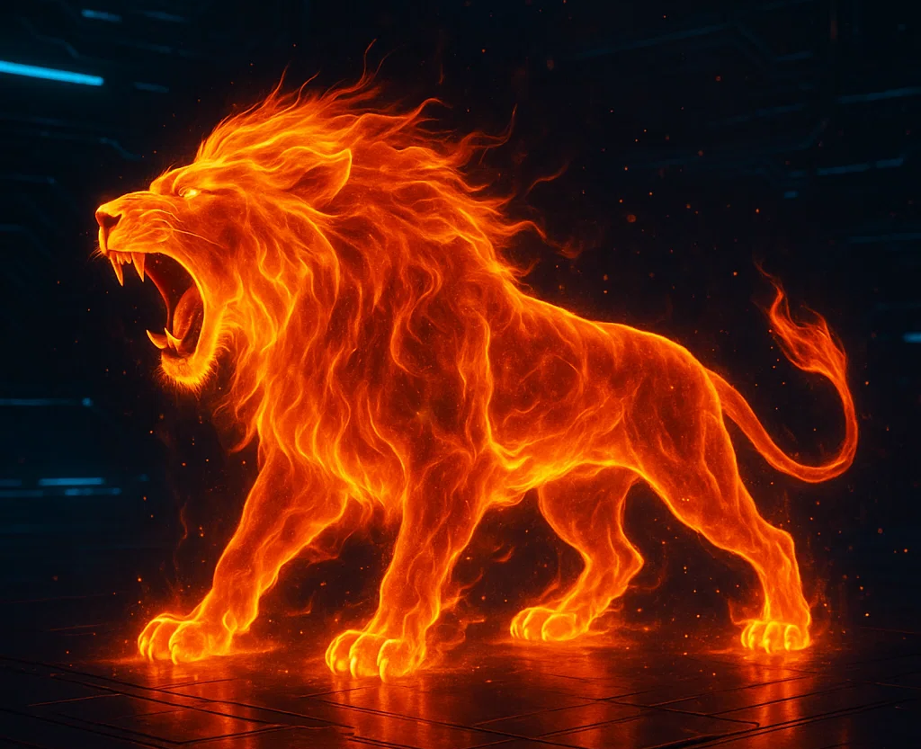 Fiery Lion